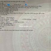 Bán nhà C4 kiệt 02 Bàu Trảng 7 - Thanh Khê - Đà Nẵng